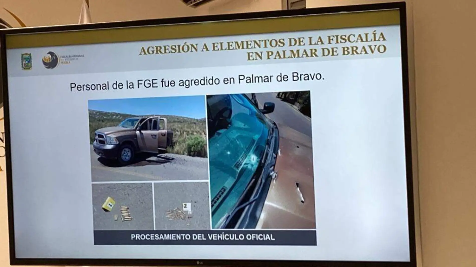 Fiscalía ya tiene identificados a quienes dispararon contra agentes ministeriales en Palmar de Bravo